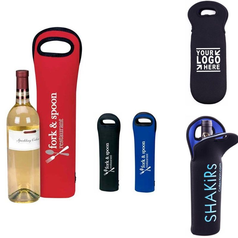 Collapsible Single Neoprene Wine Bottle insulator