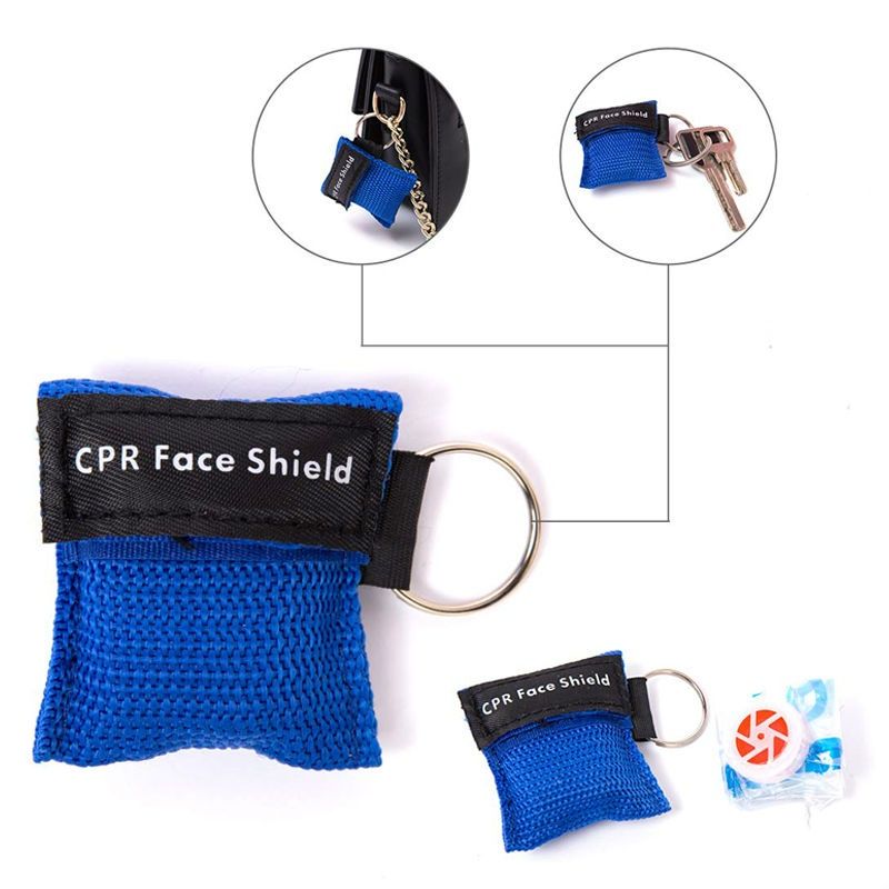 CPR Face Mask Shield Keychain