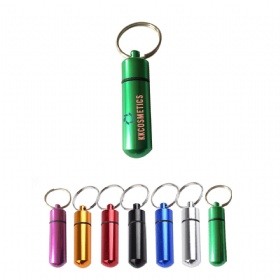 Custom  Pill Holder  w/ Keychain