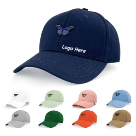 Cotton Butterfly Woven Label Hat Baseball Cap