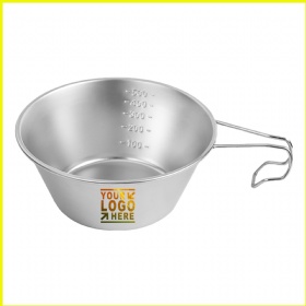 Stainless Steel Camping Or Mountaineering Cup/ Shera bowl