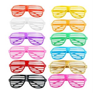 Plastic Party Shutter Shade Sunglasses