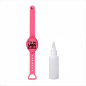 Reusable Silica Gel Wristband Hand Sanitizer