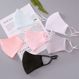 3D Shape Design Breathable Face Mask Ice polyester