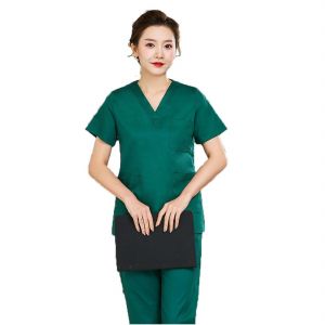Cotton Surgical Gown Doctor Nurse Uniform Scrub top&pants