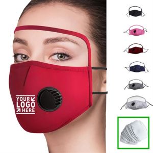 Face Mask With Eyes Shield
