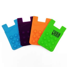 Silicone Pop Phone Wallet