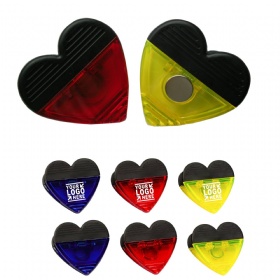 Heart Shaped Magnetic Memo Clip