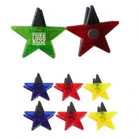 Star Shaped Memo Clips with Magnetic