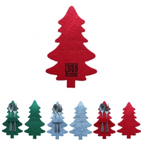 Christmas  Felt Cutlery Holder