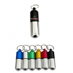 Portable Keychain Pill Holder