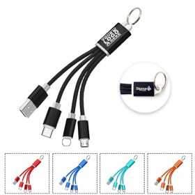 Braided Charging Cable Keychain