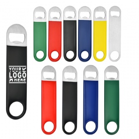 Rectangular Bottle Opener & Logo