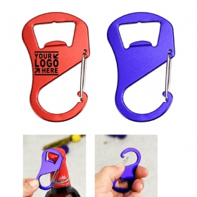 Carabiner Bottle Opener w/ Logo