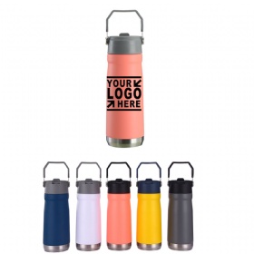 18Oz Stainless Steel Thermal Bottle w/ Handle