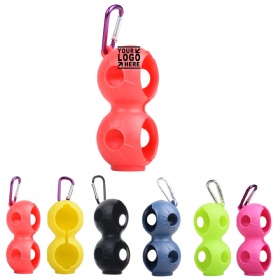 2 pcs Golf Ball Silicone Bag w/ Logo
