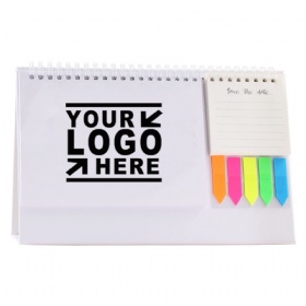 Desk Calendar With Note w/ Logo