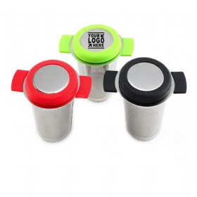 Stainless Steel Tea Infuser Mesh Strainer w/ Logo