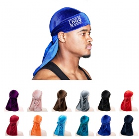 Velvet Durag with Long Tail