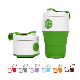 Collapsible Food-Grade Silicone Travel Cup