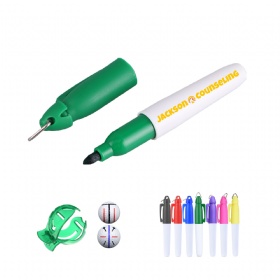 Permanent Golf Liner Marker w/Key Ring