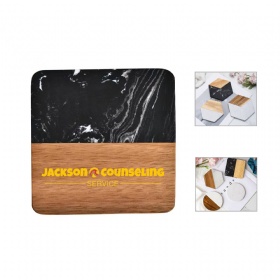 Bamboo/Marble Square Coaster