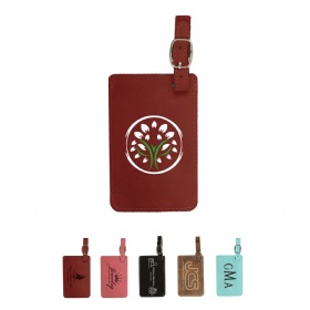 Creative PU Leather Luggage Tags