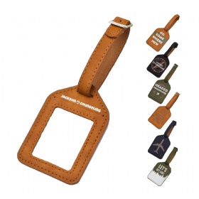 PU Leather Luggage Tag