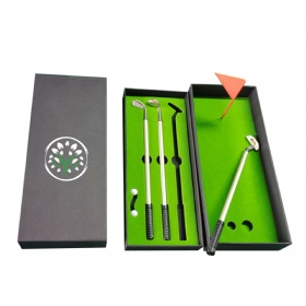 Creative Desktop Golf Ball Gift Pen Set