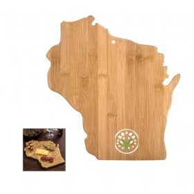 Wisconsin State Shaped Cutting Board