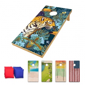 Full-Color Print Wood Cornhole Toss Game