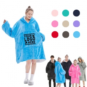 Wearable Hooded Lazy Blanket