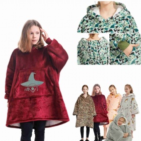 Children Hood Lazy Blanket