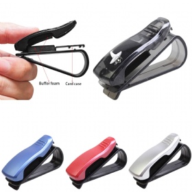 Portable Sunglasses Clip Card Holder