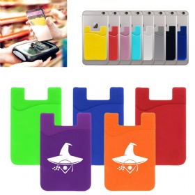 Silicone Phone Wallet Card Holder