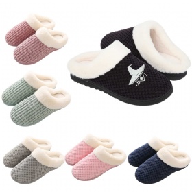 Winter Bubble Fleece Slippers
