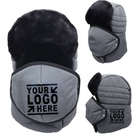 Winter Thickened Hat W/ Face Mask