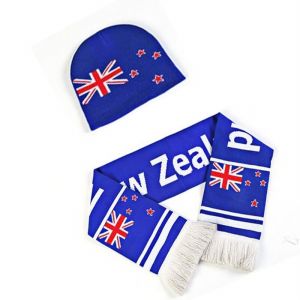 Custom soccer scarf Beanie sets