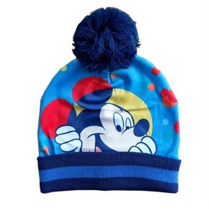 Children knitted winter cap