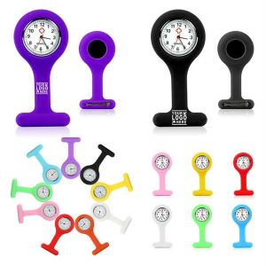 Silicone Nurse Watch Brooch With Pin/Clip