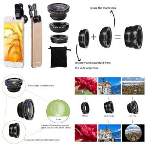 3 in 1 Fisheye Magnifier Lens