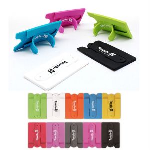 Silicone Phone Kickstand Wallet, Phone Pocket Holder