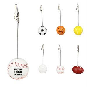 Baseball Memo Clips Holder Stand