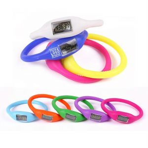Silicone LCD Screen Wrist Pedometer 