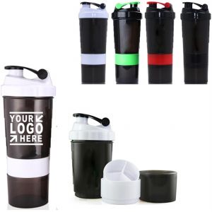Three Layers 17 oz. Plastic Shaking Cup