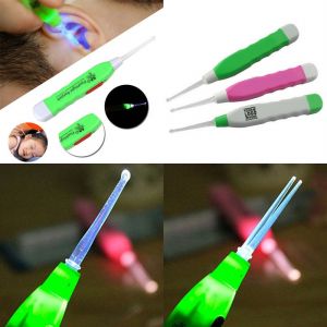 Earpick Spoon Tool with LED Light Flash