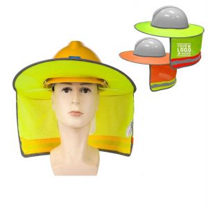 Reflective Neck Sun Shade Shawl for Hard Hat