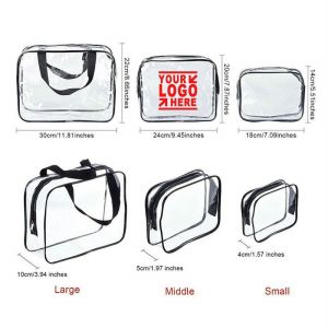 Transparent PVC Toiletry Storage Bag