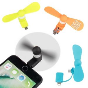 2 in 1 USB Cellphone Fan