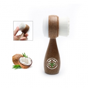 Eco Coconut Shred Handle Facial Cleansing Brush